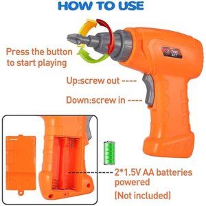 224 Piece Kids Bits Drill Puzzle STEM Engineer